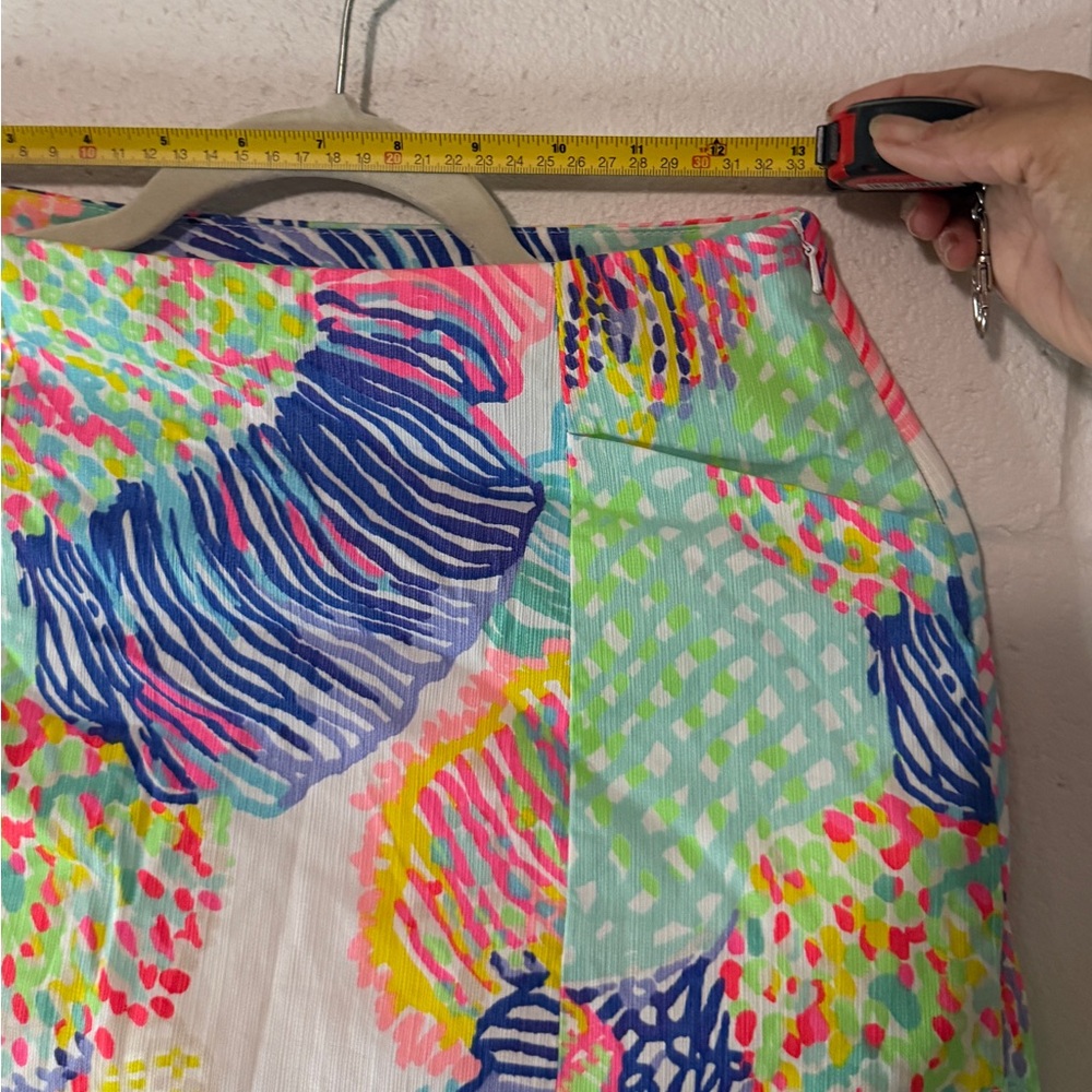 Lilly Pulitzer Mini January Skort Multi Roar Of The Seas Shell Print Sz 00 - Picture 3 of 6